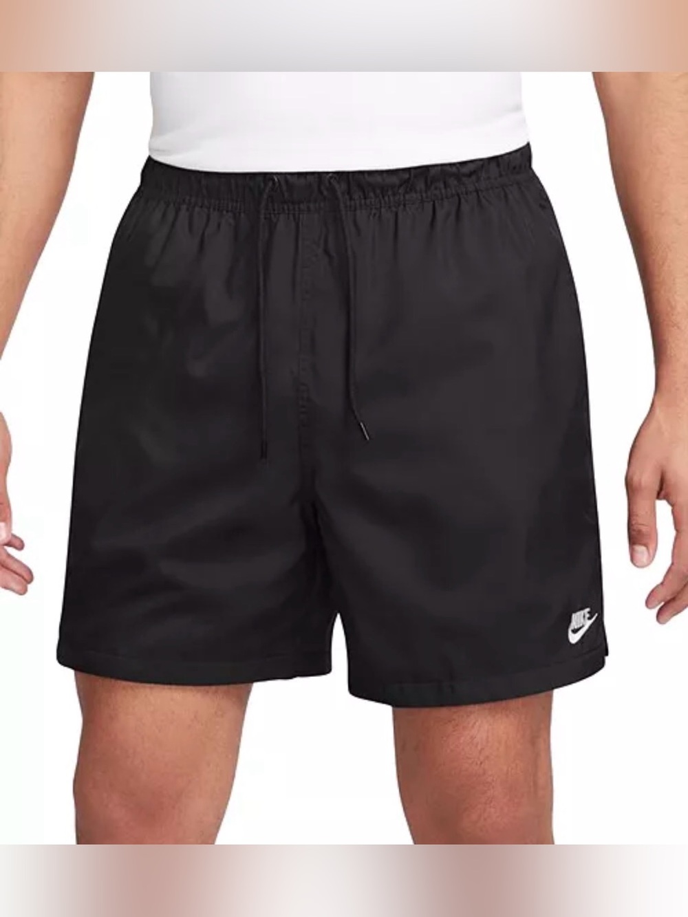 NWT Nike Black Performance Drawstring Shorts. Men’s XL, Black/White. *FN3307-010